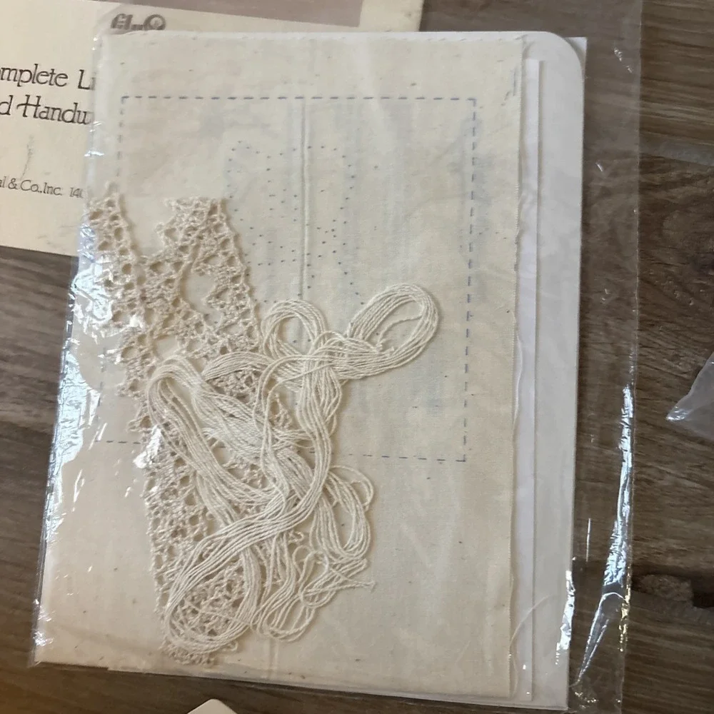 Vintage (80's) Candlewicking Embroidery Kits - 2 Kits (new), Book & Thread